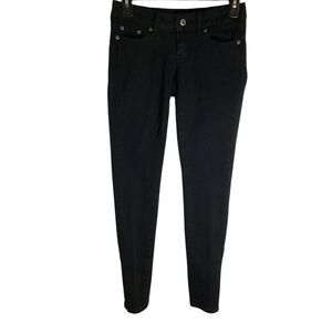 Blue Asphalt Size 5 Short Black Skinny Jeans